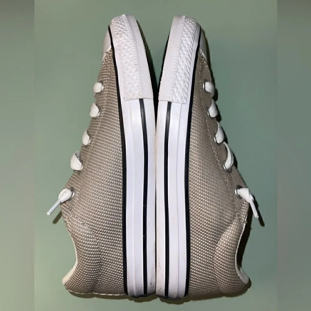 Converse Chuck Taylor All Stars Street Ox, Khaki Kids Size 3